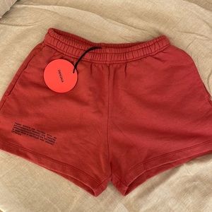 Pangaia lightweight recycled cotton sweat shorts - NWT